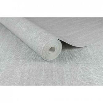 Chenille Silver Wallpaper White Boutique