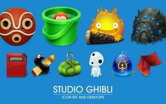 Studio Ghibli Icons Fan Art Desktop
