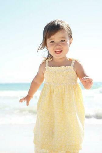 Happy Cute Baby Girl Wallpaper