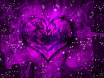 Purple Heart Wallpaper Simple
