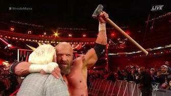 Wwe Wrestlemania Results Triple H Vs Batista Flop Highlights