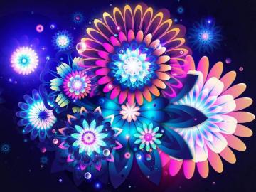 Colorful Electronic Wallpaper On