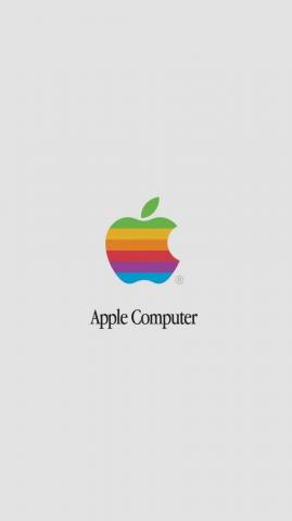 Minimalist iPhone Wallpaper Apple Computer Logo