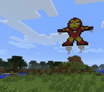 Iron Man Minecraft Wallpaper Art HD