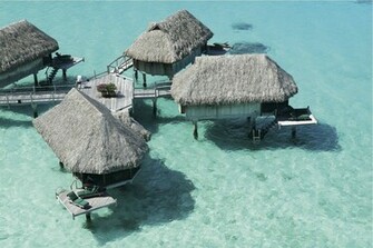 Beach Bungalow Wallpaper High Resolution Size