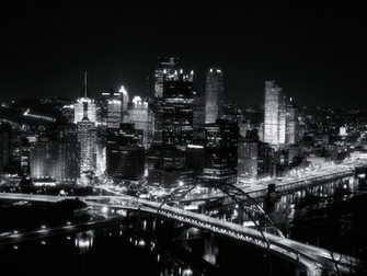 Black And White City Wallpaper Mansion