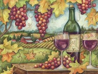 Wine Country Mod Podge Crafts