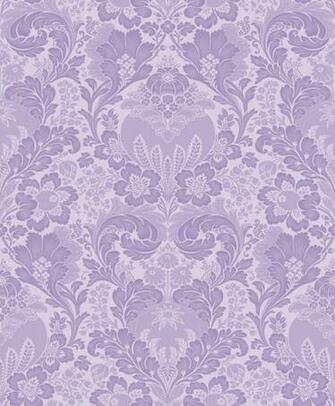 Purple Damask Background Wallpaper