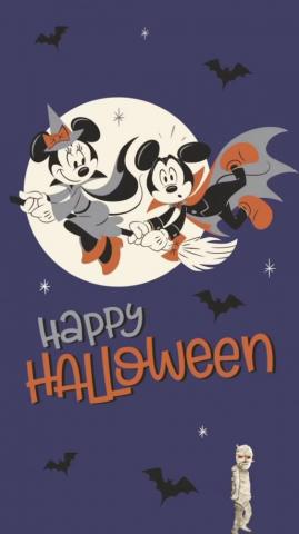 Merlina Katkat On Love Disney In Halloween Wallpaper