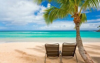 Beach Scene Wallpaper Full Desktop Background