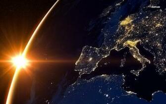Earth At Night Wallpaper Space