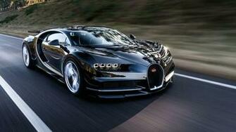 Bugatti Car Wallpaper Pictures Chiron Black HD