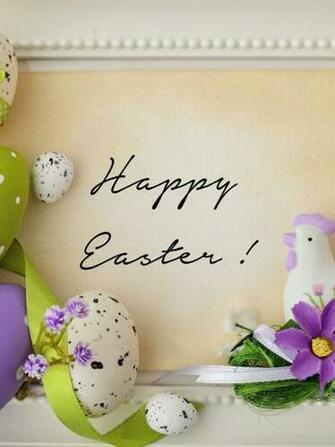 Happy Easter iPad Wallpaper
