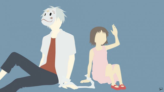 Hotarubi No Mori E Minimalist Wallpaper By Greenmapple17