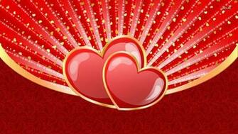 Elegant Hearts Wallpaper Holiday