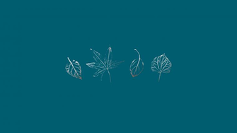Desktop Decor Foiled Leaf Rubbings By A Fine Line Lucky Community