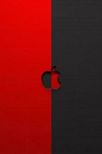Red Black Apple iPhone 4s Wallpaper