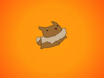 Pokemon Eevee HD Wallpaper Cartoon Animation