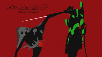 Minimalist Art Deco Style Wallpaper For Evangelion You Can