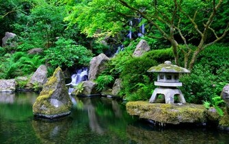 Japanese Garden Wallpaper Night Ideas Amazing Design