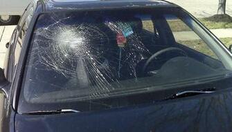 Broken Window Glass