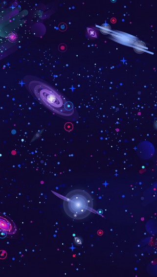 Purple Galaxy Wallpaper