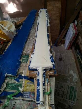 Alfheim Kirito S Black Greatsword Failed Mold Cast By Saolinn On