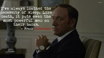 Frank Underwood House Of Cards Wallpaper Quote