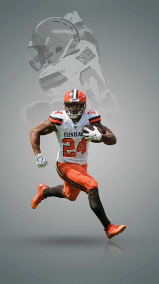 Nick Chubb Wallpaper Ixpap Cleveland Browns