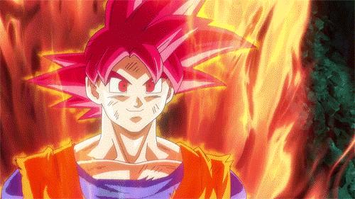 Goku Super Saiyan God Photo