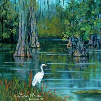 Pin Paintings Of Louisiana Swamps And Bayous