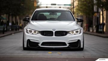 White Bmw F80 M3 Wallpaper