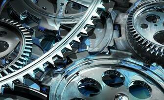 Wallpaper Gear Art Mechanism HD Background