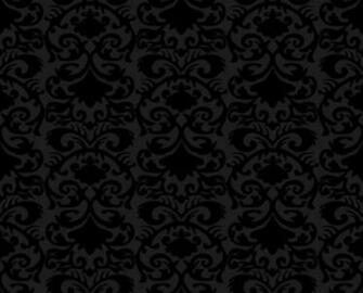 Black Floral Wallpaper Grasscloth