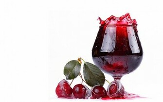 Fondos De Pantalla Cerezas Y Vino HD Widescreen Gratis Imagenes