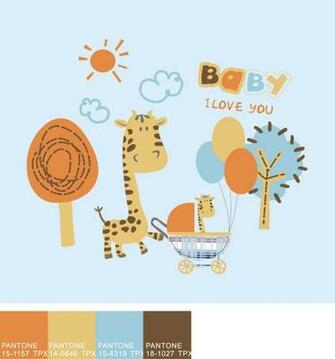 Cute Cartoon Animal Background Vector