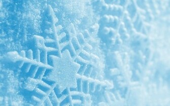 HD Cute Blue Snowflower Desktop Wallpaper Background