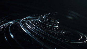Wallpaper Abstract Dark Lines 4k