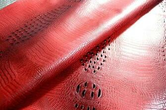 Embossed Alligator Crocodile Upholstery Faux Leather Wallpaper