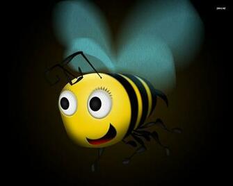 Flying Honey Bee Wallpaper Digital Art