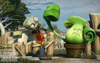 Wallpaper Plants Vs Zombies Pop Cap Garden