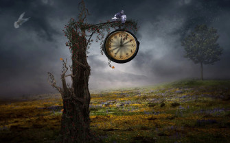 Artistic Clock HD Wallpaper