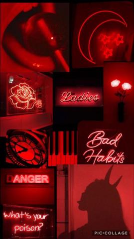 Red Aesthetic Wallpaper iPhone Neon