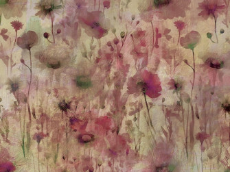 Luxury Wildflower Antique Wallpaper