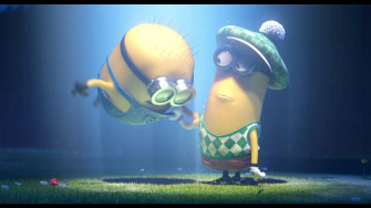 Floating Minion Despicable Me Wallpaper
