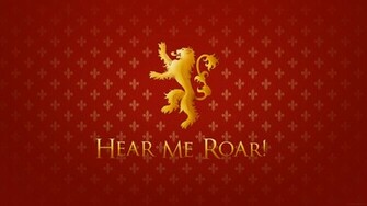 House Lannister A Song Of Ice And Fire Wallpaper