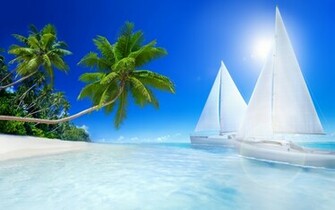 Tropical Beache Wallpaper HD