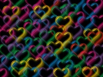 Bubbles Neon Colors Rock Wallpaper