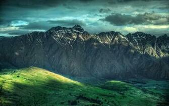Misty Mountains Nature Full HD Wallpaper New