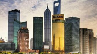 Shanghai Skyline Wallpaper